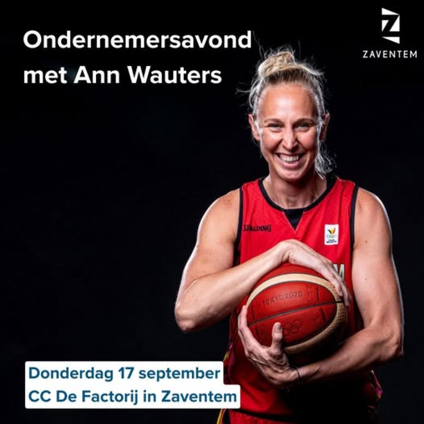 17 September 26 - Ondernemersevenement met Anne Wauters en netwerk happening : schrijf je in!
