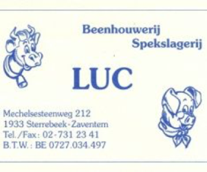 Beenhouwerij Luc